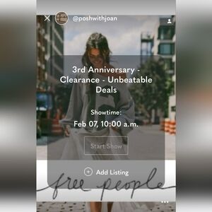 Feb 7, 2026 Live Show Notification